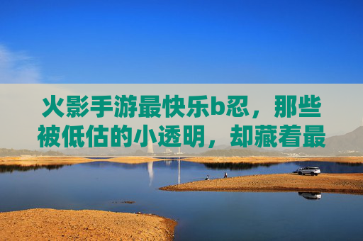 火影手游最快乐b忍，那些被低估的小透明，却藏着最纯粹的忍者快乐，火影手游最快乐b忍，那些被低估的小透明，藏着最纯粹的忍者快乐