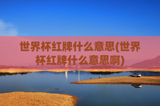 世界杯红牌什么意思(世界杯红牌什么意思啊)