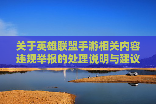 关于英雄联盟手游相关内容违规举报的处理说明与建议,英雄联盟手游违规举报处理说明与建议