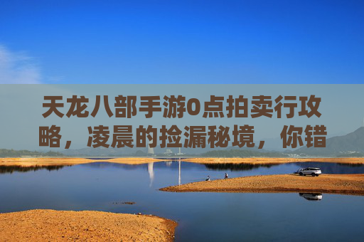天龙八部手游0点拍卖行攻略，凌晨的捡漏秘境，你错过了吗？天龙八部手游0点拍卖行攻略，凌晨的捡漏秘境，你错过了吗？