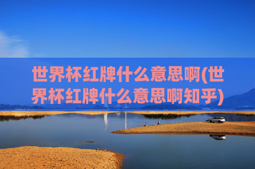 世界杯红牌什么意思啊(世界杯红牌什么意思啊知乎)