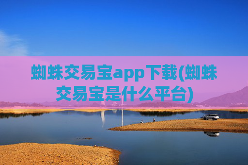 蜘蛛交易宝app下载(蜘蛛交易宝是什么平台)
