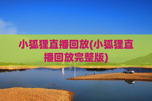 小狐狸直播回放(小狐狸直播回放完整版)