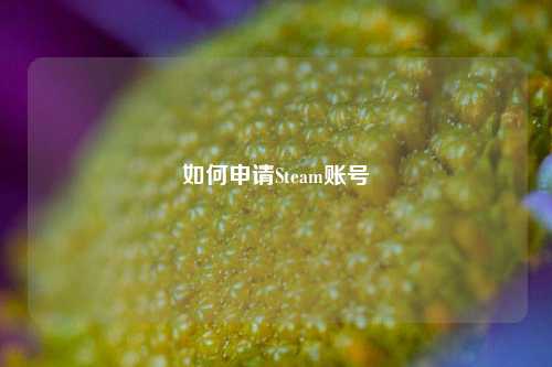 如何申请Steam账号