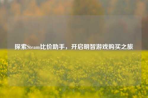 探索Steam比价助手,开启明智游戏购买之旅