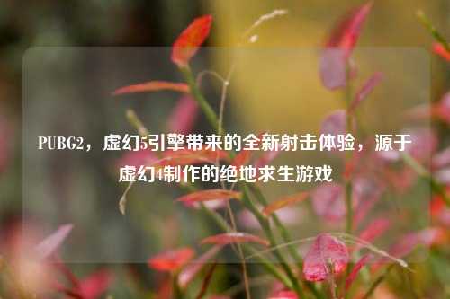 PUBG2，虚幻5引擎带来的全新射击体验，源于虚幻4制作的绝地求生游戏