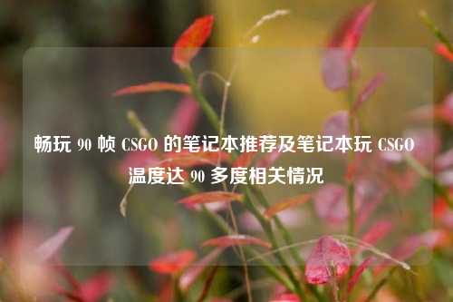畅玩 90 帧 CSGO 的笔记本推荐及笔记本玩 CSGO 温度达 90 多度相关情况