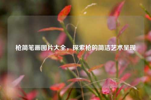 枪简笔画图片大全,探索枪的简洁艺术呈现