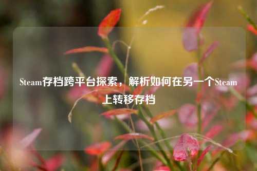 Steam存档跨平台探索，解析如何在另一个Steam上转移存档