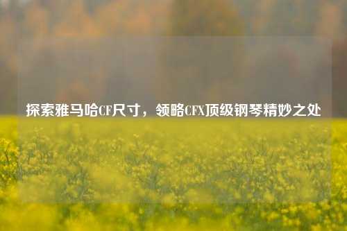 探索雅马哈CF尺寸，领略CFX顶级钢琴精妙之处