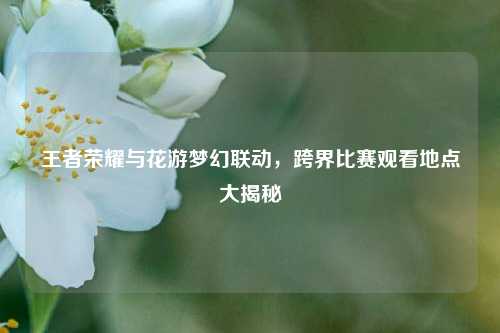 王者荣耀与花游梦幻联动，跨界比赛观看地点大揭秘
