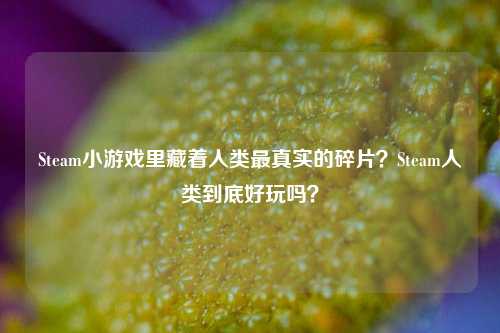 Steam小游戏里藏着人类最真实的碎片？Steam人类到底好玩吗？