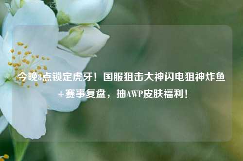 今晚8点锁定虎牙！国服狙击大神闪电狙神炸鱼+赛事复盘，抽AWP皮肤福利！