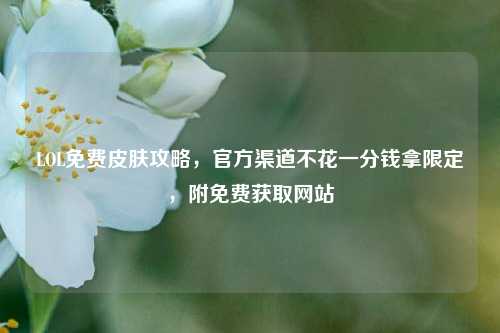 LOL免费皮肤攻略，官方渠道不花一分钱拿限定，附免费获取网站