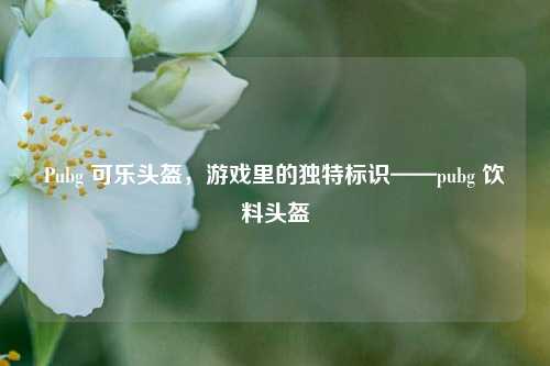 Pubg 可乐头盔，游戏里的独特标识——pubg 饮料头盔